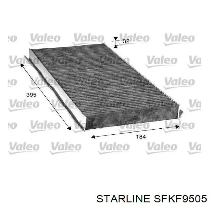 SFKF9505 Starline Внутрисалонный фильтр
