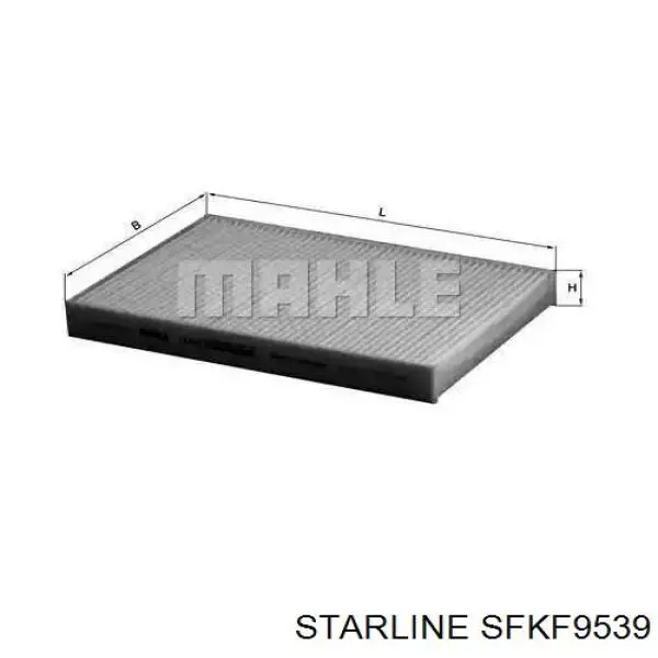 Фильтр салона SFKF9539 Starline