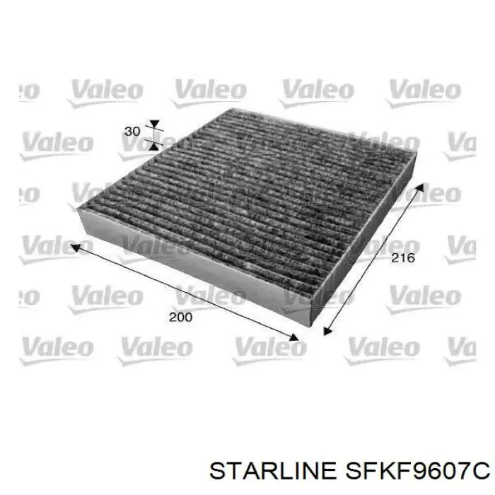 Фильтр салона SFKF9607C Starline