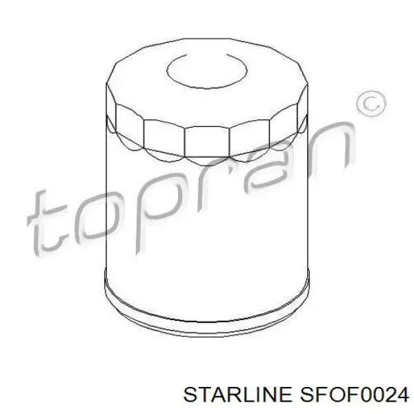 Купить SFOF0024 Starline Фильтр центробежный очистки масла
