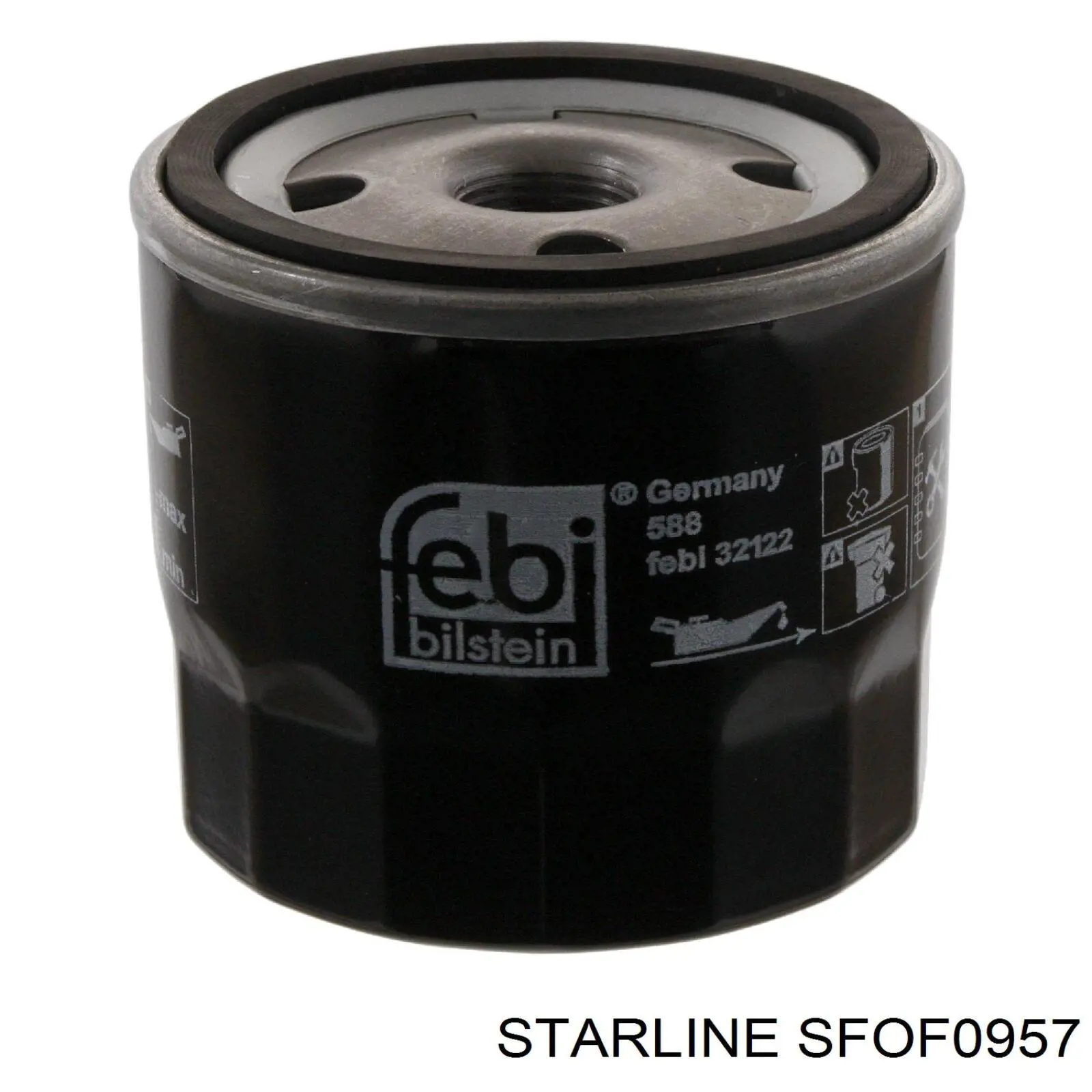Фильтр очистки масла центробежный Starline SFOF0957 цена, от 4.45 USD