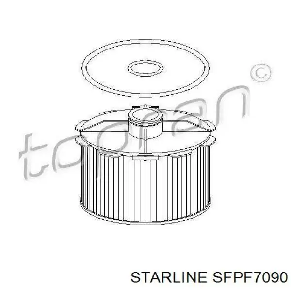 Купить SFPF7090 Starline Фильтр-отстойник топлива грубой очистки