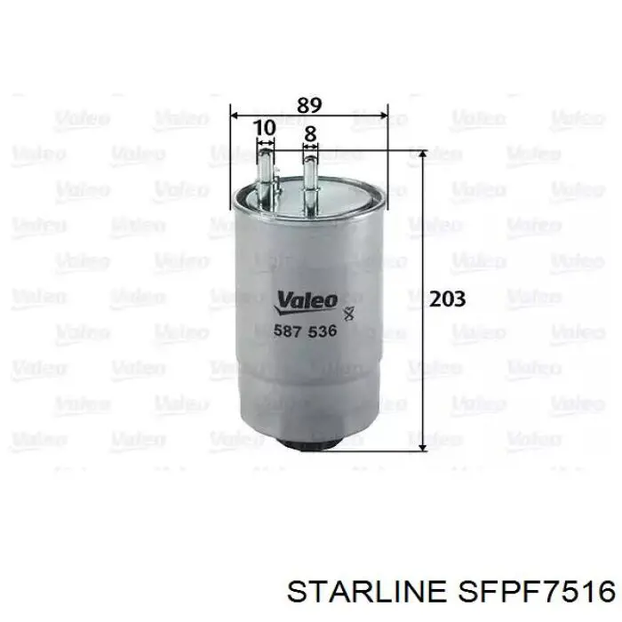 Фільтр паливний SFPF7516 Starline