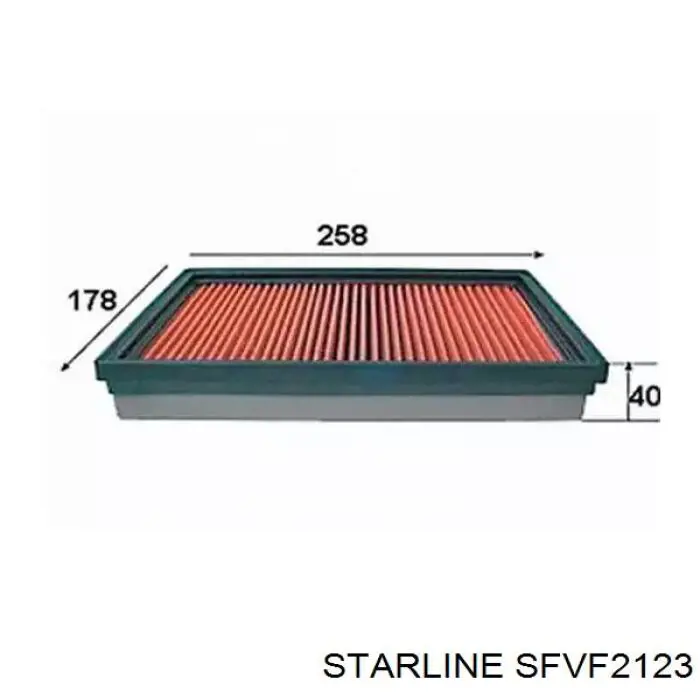 Воздушный фильтр SFVF2123 Starline