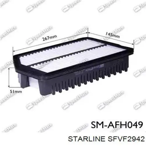 Купить SFVF2942 Starline Автомобильный фильтр воздуха