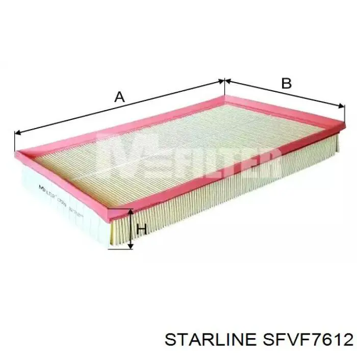 Фильтр воздушный Starline SFVF7612