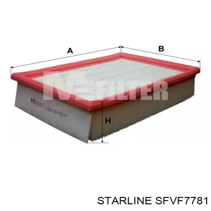 Воздушный фильтр SFVF7781 Starline