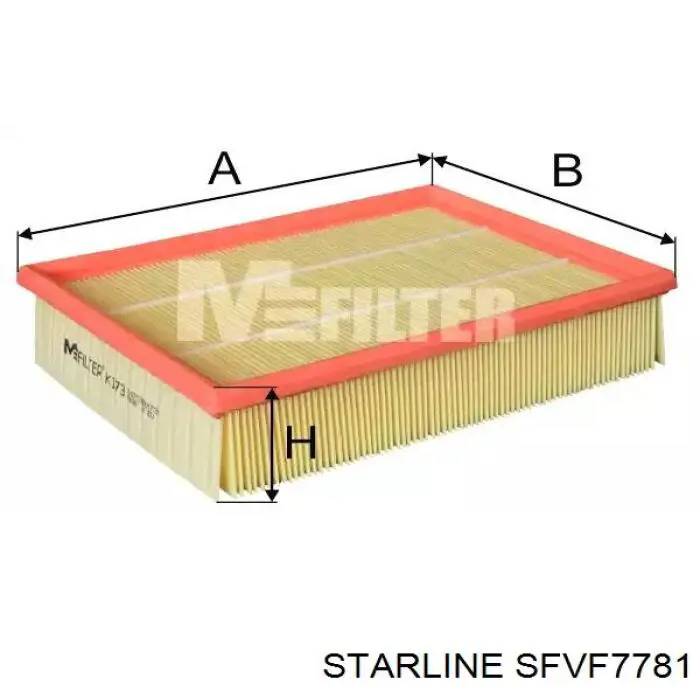 Фильтр воздушный Starline SFVF7781