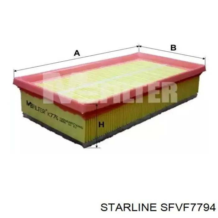 Фильтр воздушный Starline SFVF7794