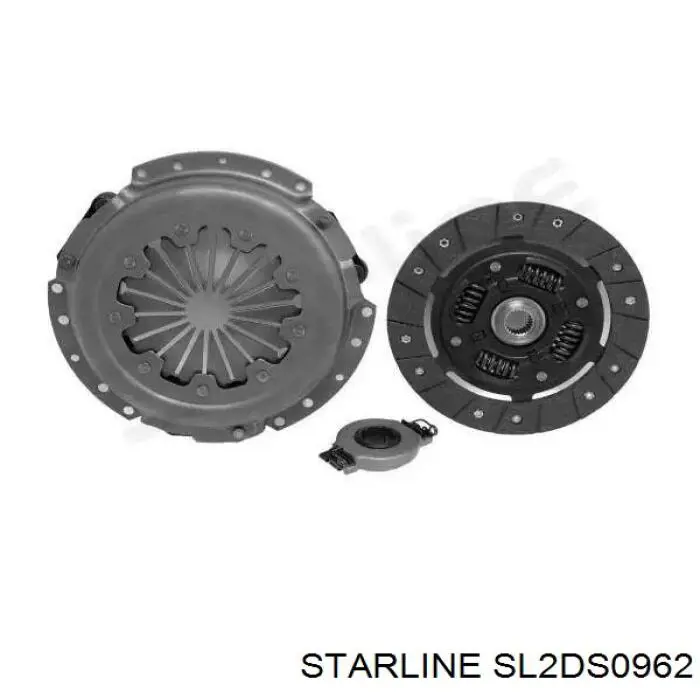 Купить SL2DS0962 Starline Комплект сцепления (диск, корзина, подшипник)