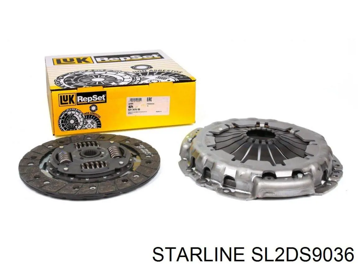 Купить SL2DS9036 Starline Комплект сцепления (диск, корзина, подшипник)