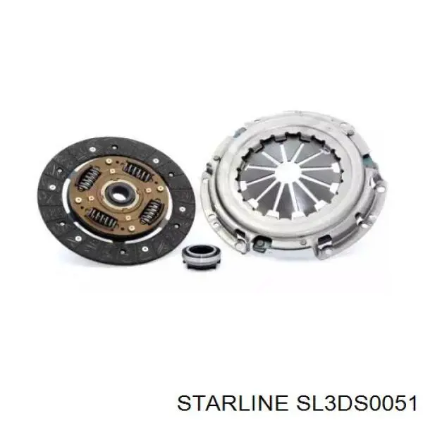 SL3DS0051 Starline Сцепление в сборе