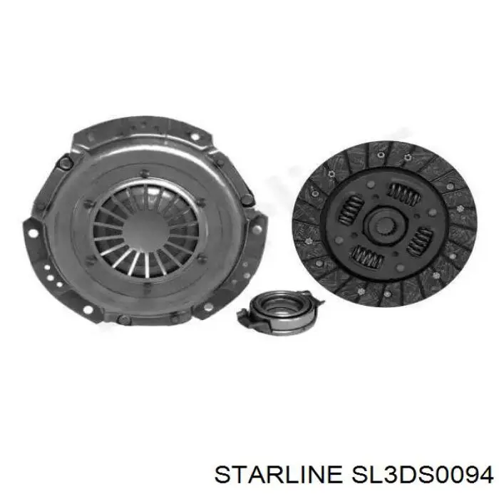 Купить SL3DS0094 Starline Комплект сцепления (диск, корзина, подшипник)