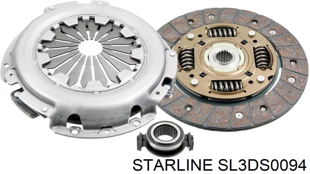 Комплект сцепления (3 части) Starline SL3DS0094 цена, от 61.22 USD