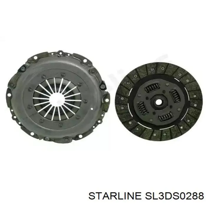 Комплект сцепления (3 части) Starline SL3DS0288 цена, от 75.49 USD