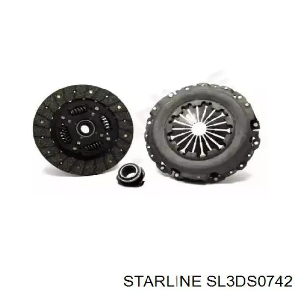 Комплект сцепления (3 части) Starline SL3DS0742 цена, от 115.09 USD