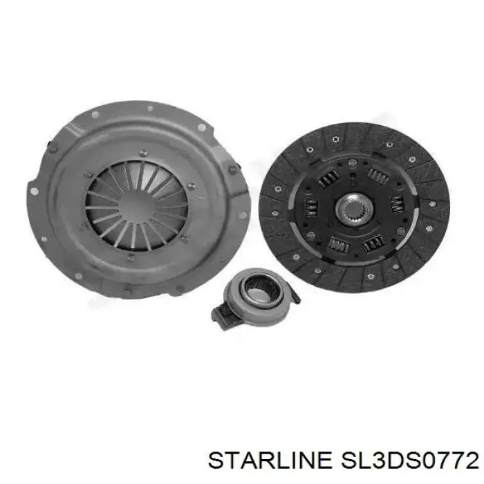 Купить SL3DS0772 Starline Комплект сцепления (диск, корзина, подшипник)