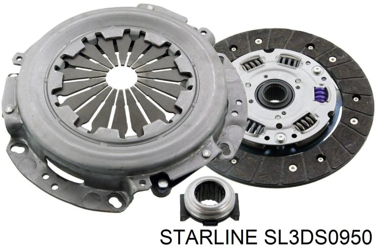 Купить SL3DS0950 Starline Комплект сцепления (диск, корзина, подшипник)