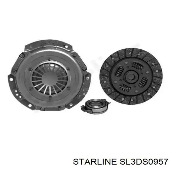 Комплект сцепления (3 части) Starline SL3DS0957 цена, от 69.50 USD