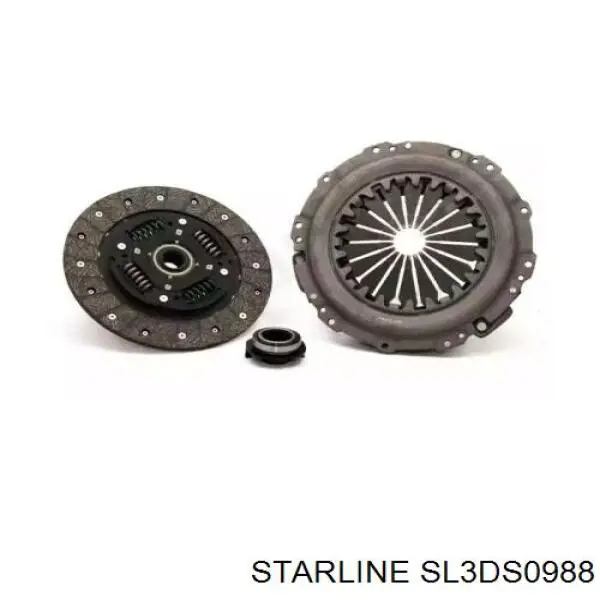 Купить SL3DS0988 Starline Комплект сцепления (диск, корзина, подшипник)