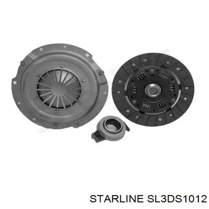 Комплект сцепления (3 части) Starline SL3DS1012 цена, от 3453.80 UAH