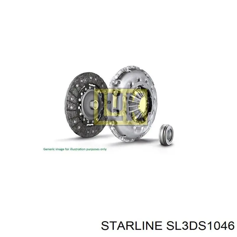 SL3DS1046 Starline Сцепление в сборе