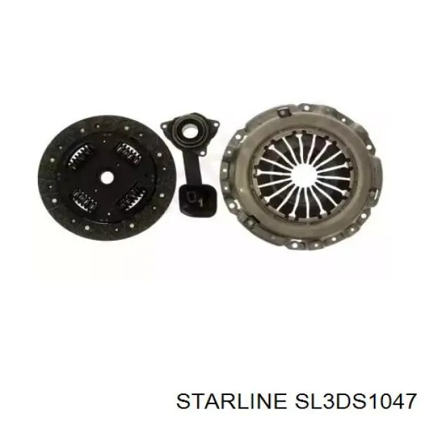 Купить SL3DS1047 Starline Комплект сцепления (диск, корзина, подшипник)