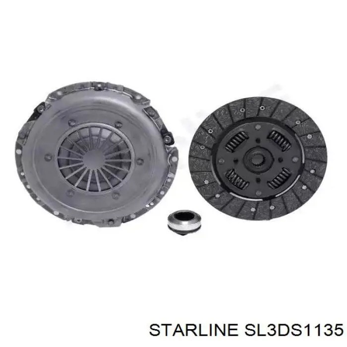 Купить SL3DS1135 Starline Комплект сцепления (диск, корзина, подшипник)