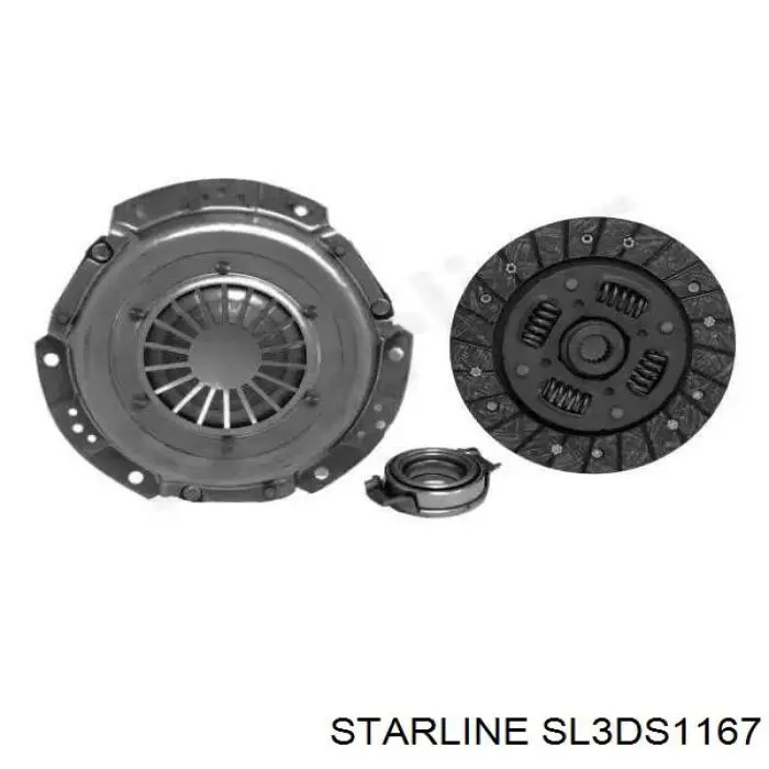 Комплект сцепления Starline SL3DS1167