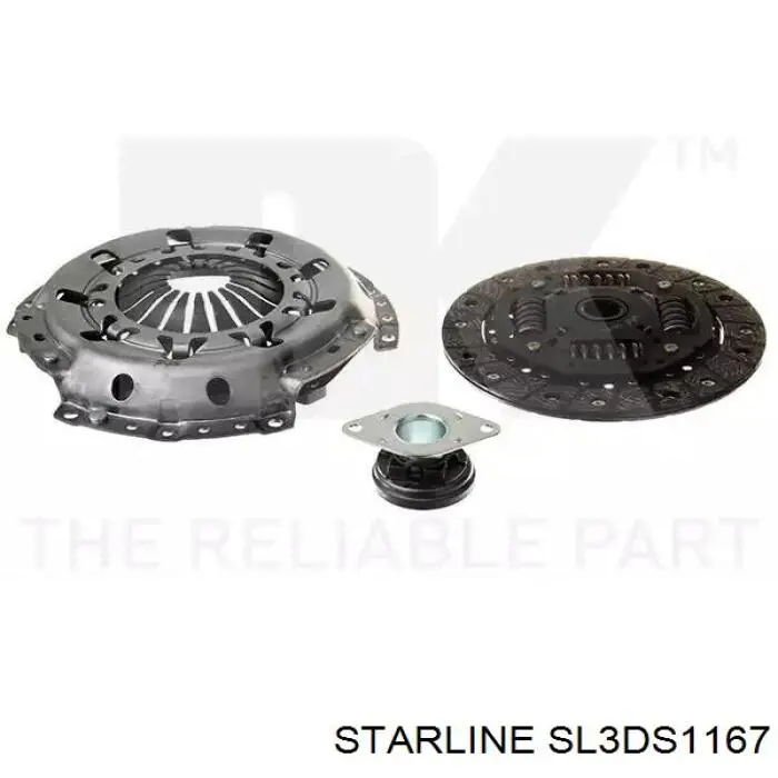 SL3DS1167 Starline Сцепление в сборе