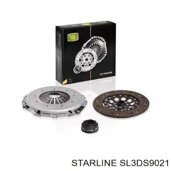Комплект сцепления (3 части) Starline SL3DS9021 цена, от 76.37 USD