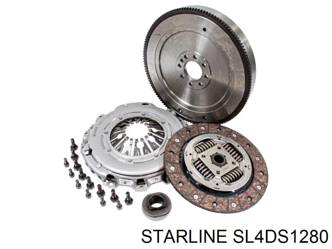 Купить SL4DS1280 Starline Комплект сцепления (диск, корзина, подшипник)