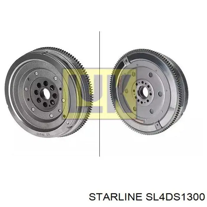 Kit de embraiagem (3 peças) Starline SL4DS1300