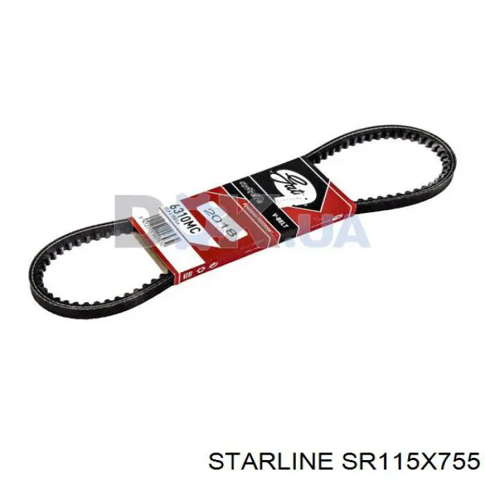 Ремень генератора SR115X755 Starline