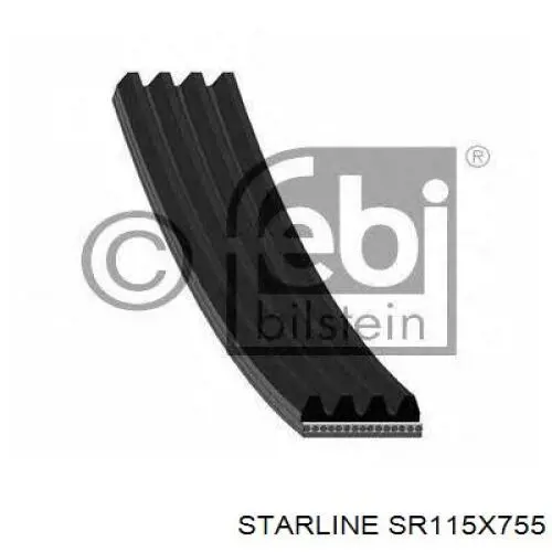 SR115X755 Starline Поликлиновый ремень