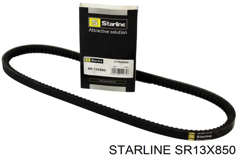 SR 13X850 Starline ремень генератора