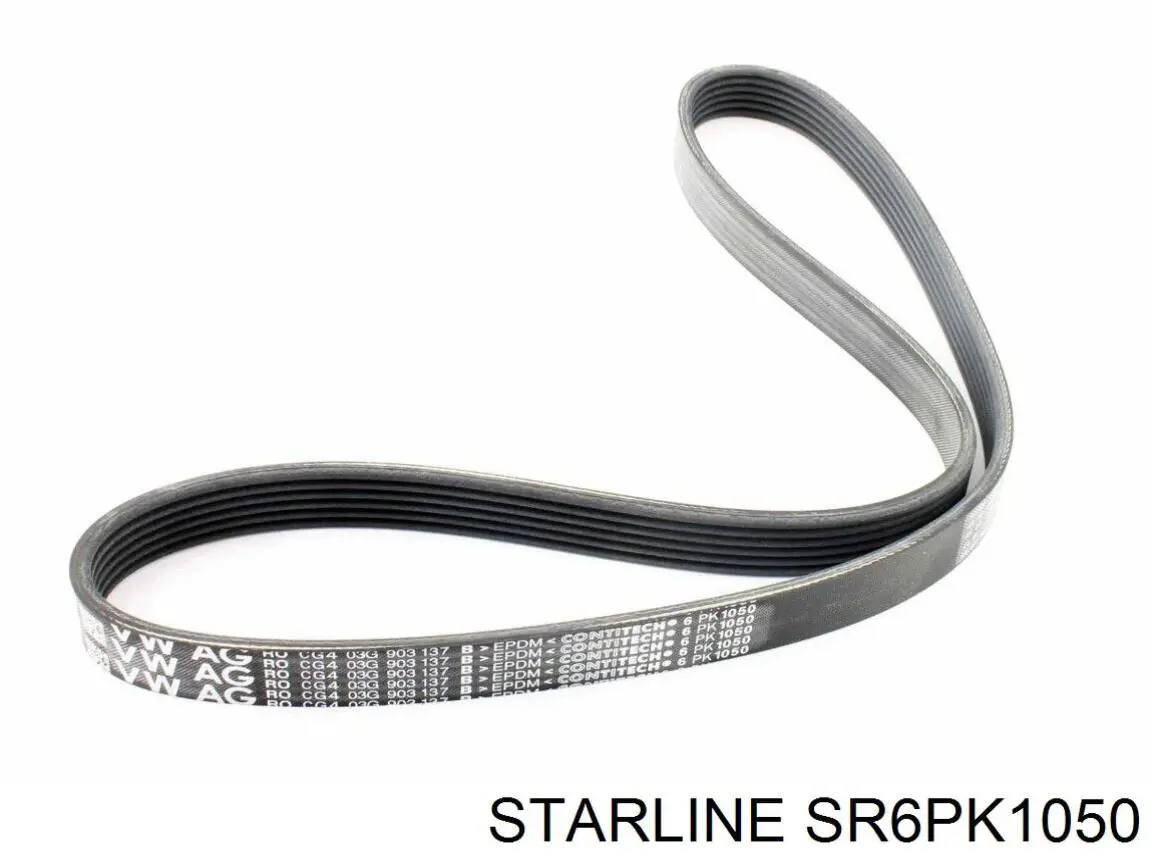 SR6PK1050 Starline ремень генератора