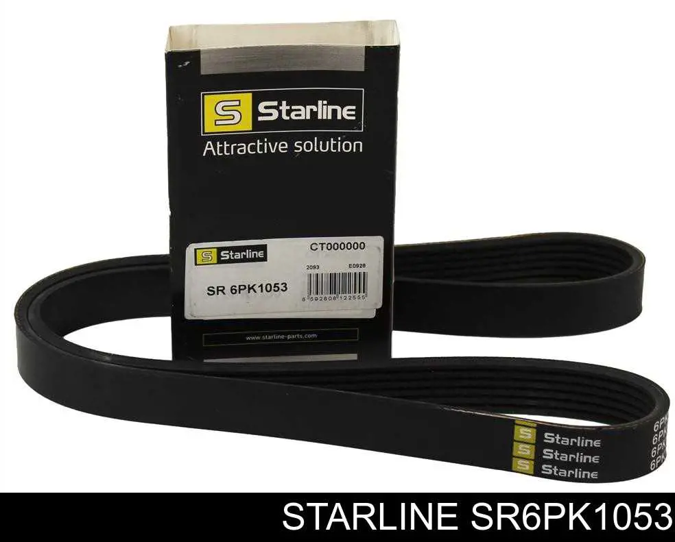 SR6PK1053 Starline ремень генератора