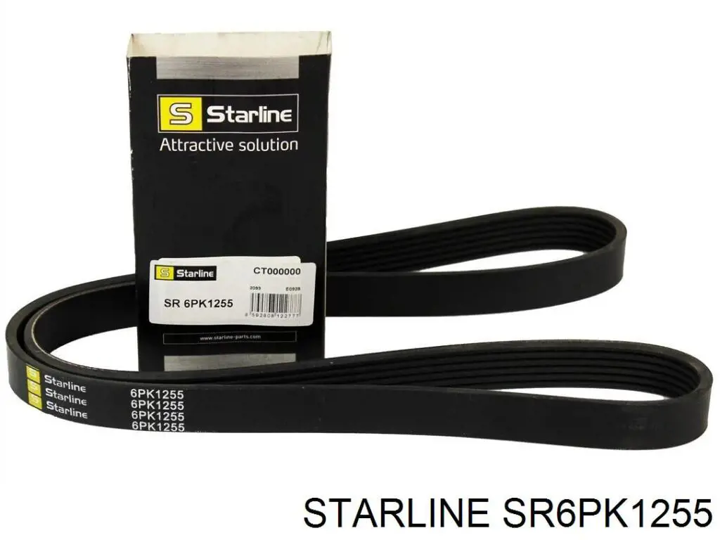 SR 6PK1255 Starline ремень генератора