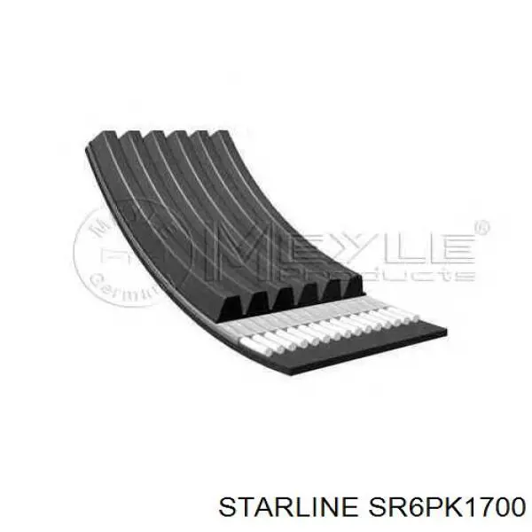 SR 6PK1700 Starline ремень генератора