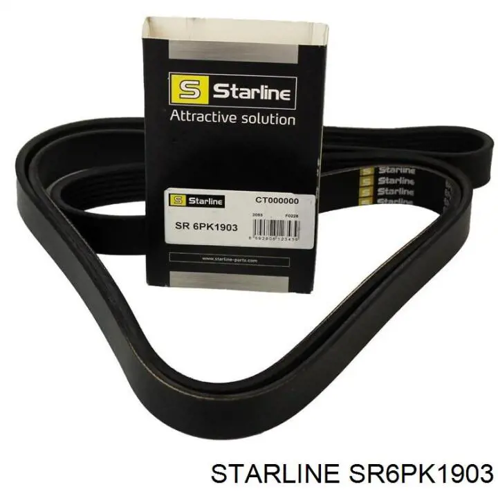 SR6PK1903 Starline ремень генератора