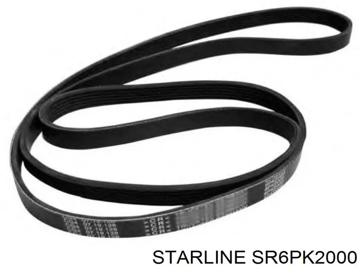 Ремень генератора SR6PK2000 Starline