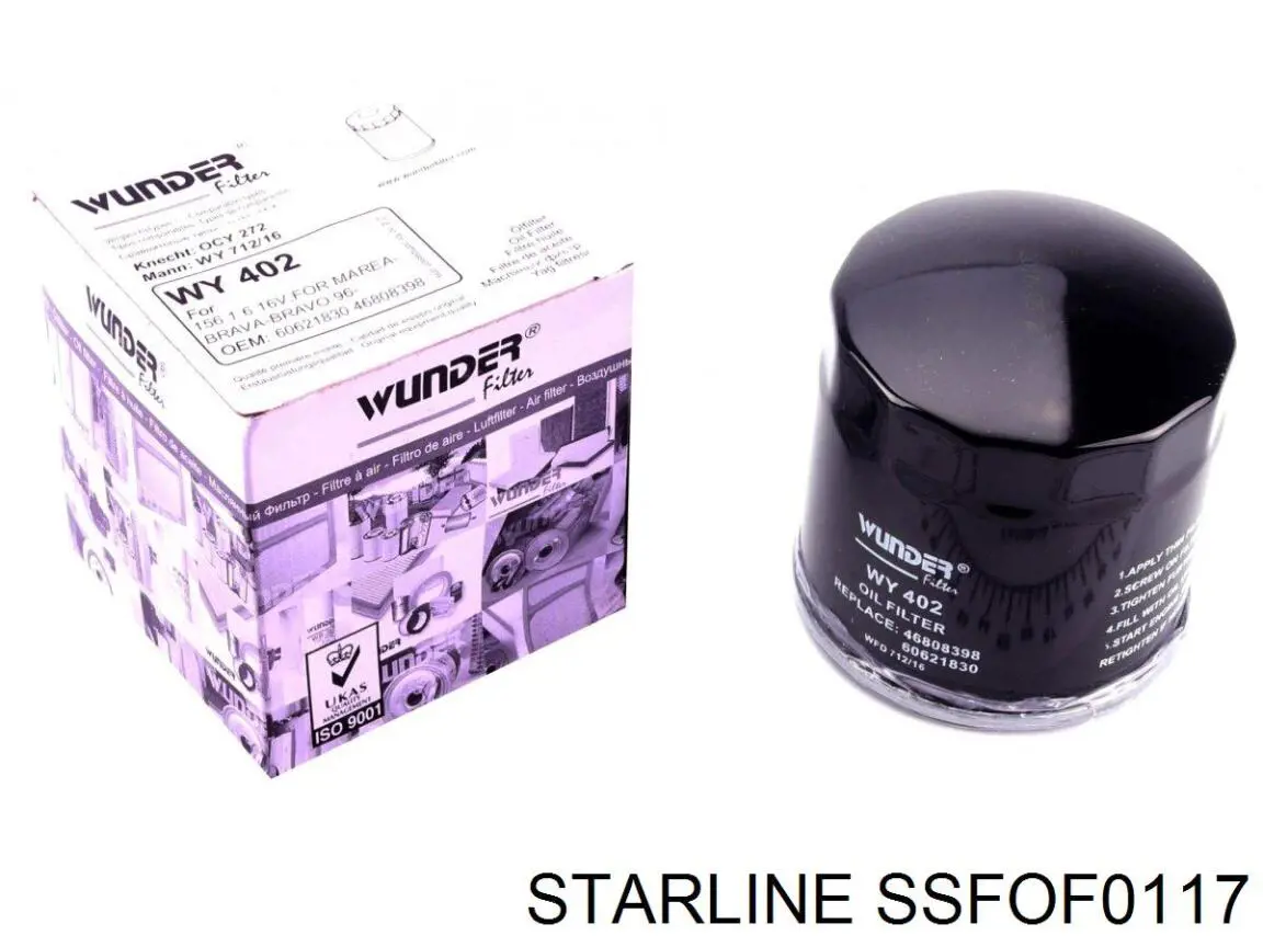 Масляный фильтр SSFOF0117 Starline