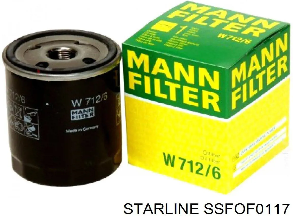 SSFOF0117 Starline Масляный фильтр двигателя