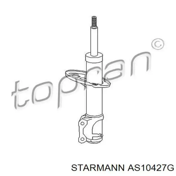 AS10427G Starmann амортизатор передний