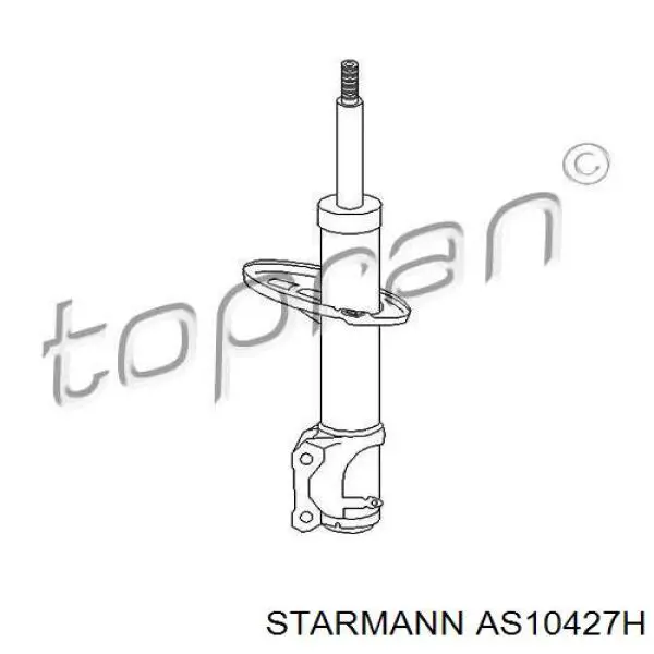 AS10427H Starmann амортизатор передний