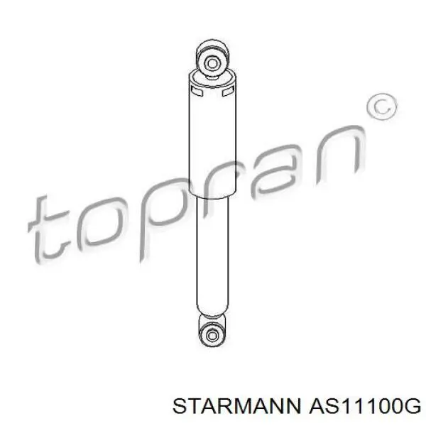 AS11100G Starmann Амортизаторы задние
