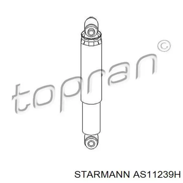 AS11239H Starmann амортизатор задний