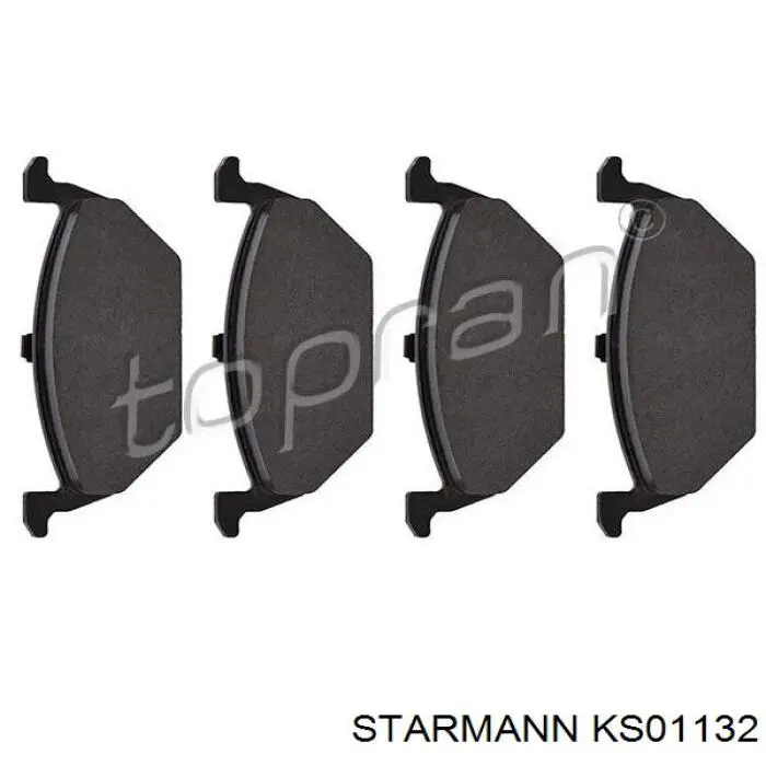 KS01132 Starmann колодки тормозные передние дисковые