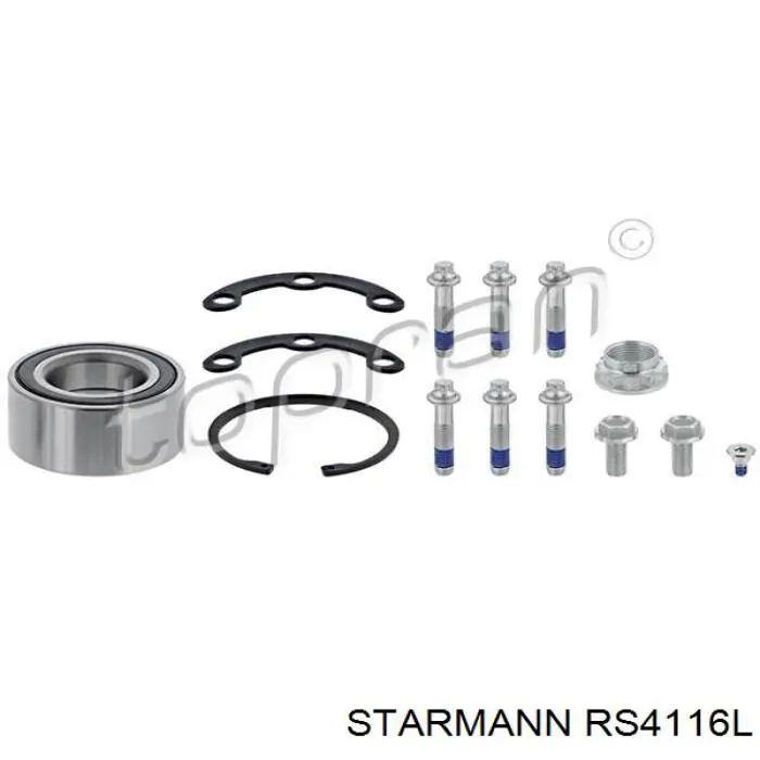 RS4116L Starmann подшипник ступицы задней